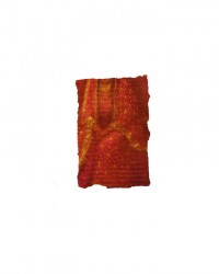 Ariba Akhlaque, Range-e-Gulaab, A3, Archival print, gold leaf, water color, AC-ARAK-019